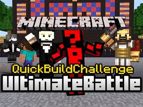 Minecraft Quick Build Challenge Champion Tournament Historical