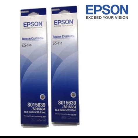 Jual Pita Epson LQ 310 Original Ribbon Carteridge Black Shopee Indonesia