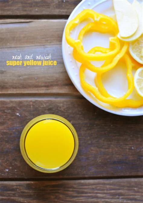 6 Delicious Ways To Detox Super Yellow Juice Nosh And Nourish