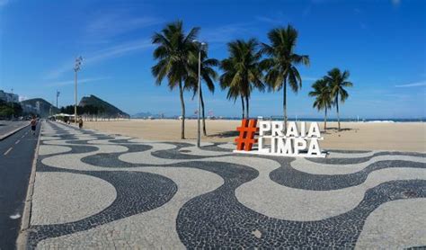 Foto Cal Ad O Da Praia De Copacabana Rio De Janeiro Palmeiras E C U