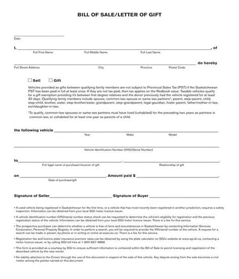 Free 5 General Personal Property Bill Of Sale Forms In Pdf Ms Word