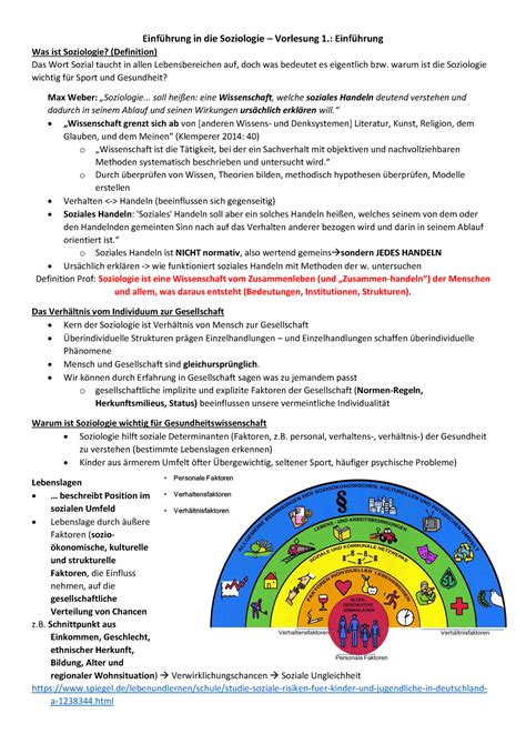 Einführung in Soziologie Einführung Was ist Soziologie Definition