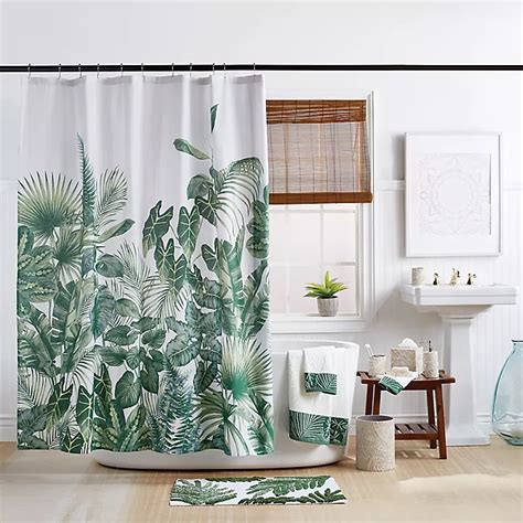 Indoor Garden Shower Curtain in Green | Bed Bath and Beyond Canada