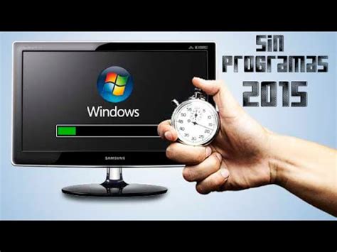 Como Darle Mantenimiento a tu PC Fácil y Sin Programas 2015 windows