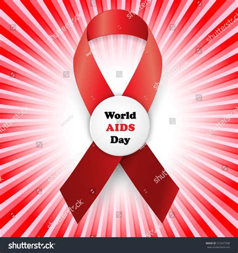 Aids Awareness World Aids Day Concept Stock Vector Royalty Free