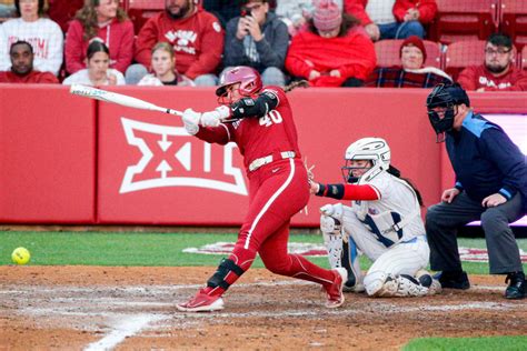 Ou Softball Run Rules Houston In Series Opener As Kelly Maxwell Pitches