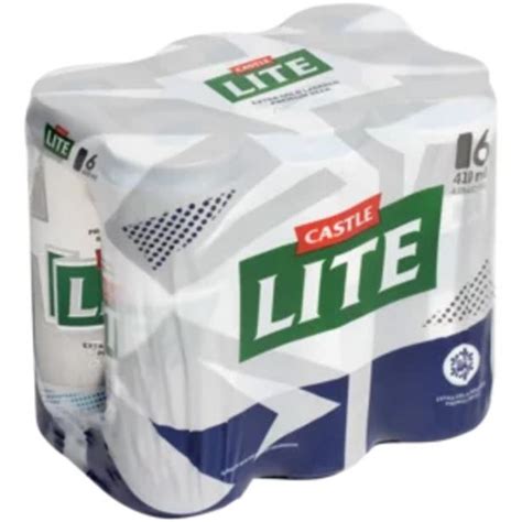 Castle Lite Beer Cans 6 X 410ml Offer At Shoprite