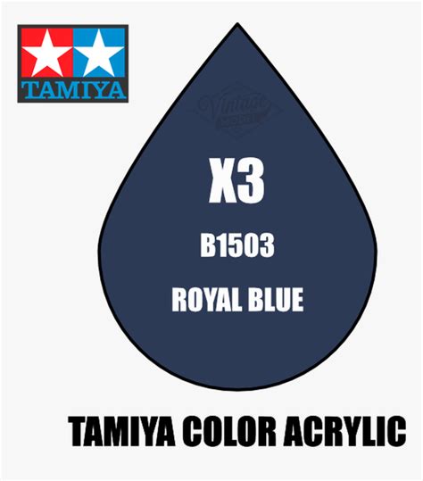 Tamiya Mini X Gloss Royal Blue Ml Acrylic Paint Triangle Hd Png