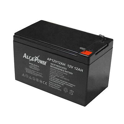 BATTERIA 12V 12A PIOMBO AGM ALLARMI UPS 12AH COME FG21202 12FGH50 FIAMM