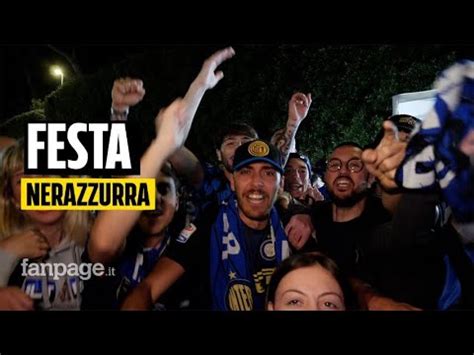 La Festa Dei Tifosi Dell Inter Per La Vittoria Della Coppa Italia