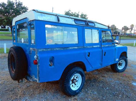 1972 Land Rover Series Iii 3 109 Station Wagon Rhd 225 Petrol Defender