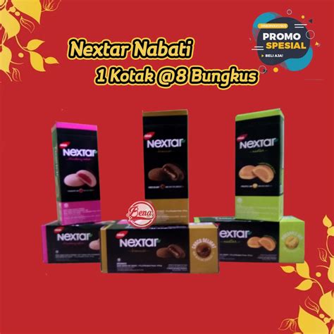 Jual Nextar Box Nabati Harga 1 Kotak 8 Bungkus Shopee Indonesia