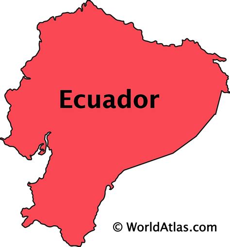 Ecuador Map With Cities