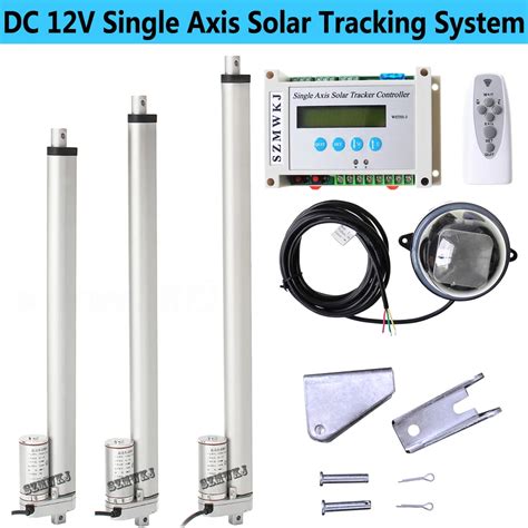 Traqueur solaire à axe unique avec actionneur linéaire Bloody N 12V