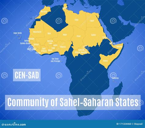 Member States Of The The Community Of Sahelsaharan States Cen Sad