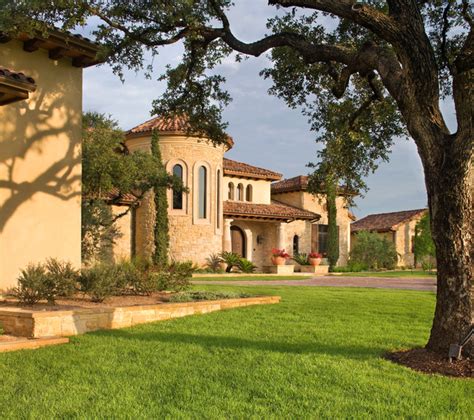 Hunterwood Tuscan Villa Mediterranean Exterior Austin By