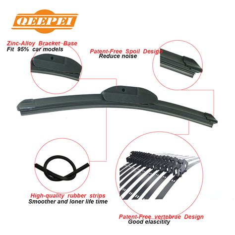 Qeepe F Graphite Coating Automatically Adjust Wiper Blade Multi