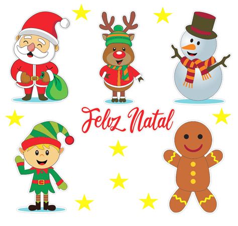 Adesivo Decoração Turma do Papai Noel Elo7 Produtos Especiais