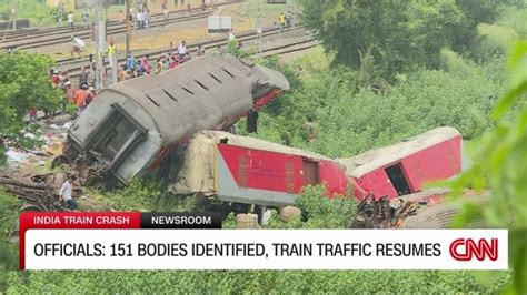 Video Rail Service Resumes After Train Crash In India Cnn R