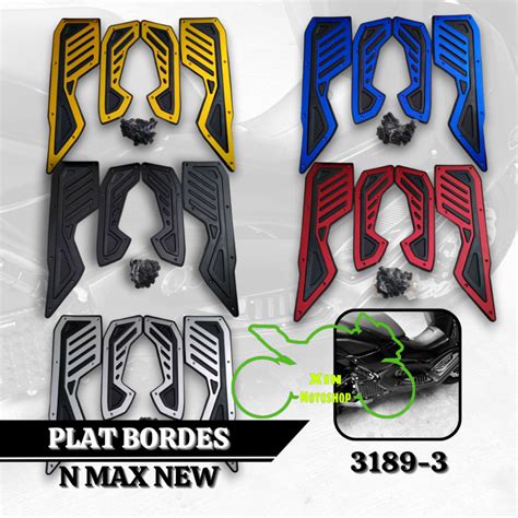 Jual Plat Bordes Nmax New 2020 2023 Karpet Pijakan Kaki ALL Nmax New