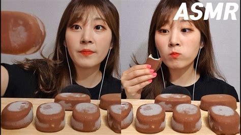 Asmr 티코 아이스크림 리얼사운드 먹방 Chocolate Icecream Eatingsound Mukbang チョコアイス