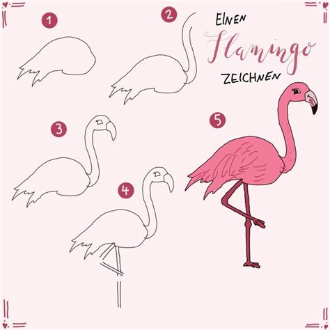 How To Draw A Flamingo Easy Step Tutorial Nbkomputer