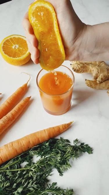 Suco De Laranja Cenoura E Gengibre Healthy Juices Healthy