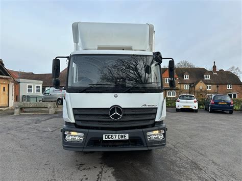 Euro Mercedes Atego Tonne Box Lorry With Retractable