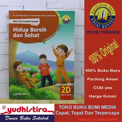 Jual Buku Teks Tematik Terpadu Tema D Hidup Bersih Dan Sehat Sd Mi Kls