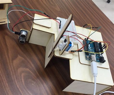 Controlling A Servo With Ultrasonic Sensor Signal Using Arduino Automated Gate System 7