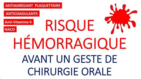 Risque Hémorragique en chirurgie sous Traitement par Anti vitamine K