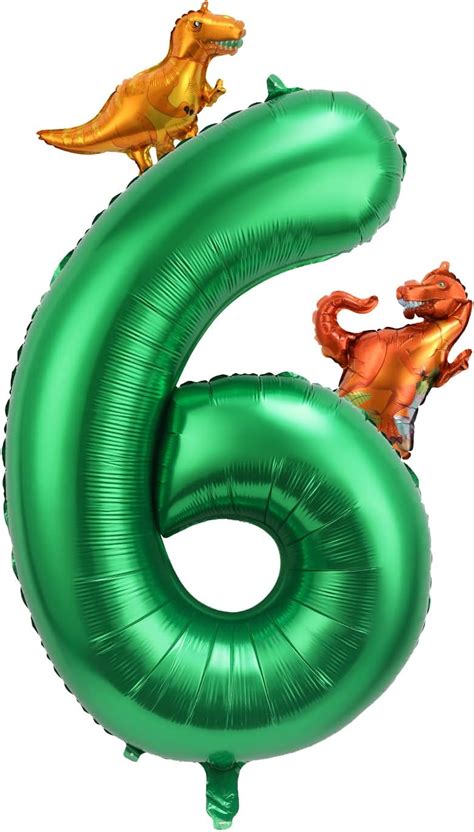 Amazon Inch Dark Green Number Dinosaur Balloon Aluminum Foil