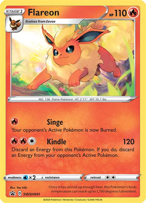 Flareon Sword Shield Promos Swsh Pkmncards