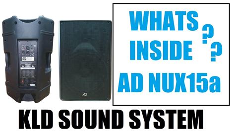 WHATS INSIDE AD NUX15A Powered Active PA Speakers YouTube