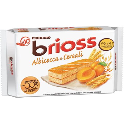 Vendita KINDER BRIOSS ALBICOCCA E CEREALI E All Ingrosso Merendine All