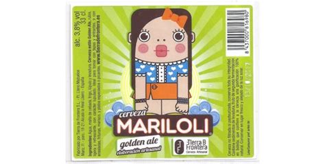 Mariloli Golden Ale Chapas Y Etiquetas De Cerveza