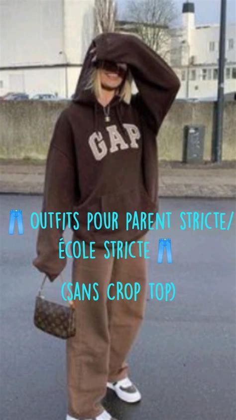 Outfits Pour Parent Stricte Cole Stricte Sans Crop Top En