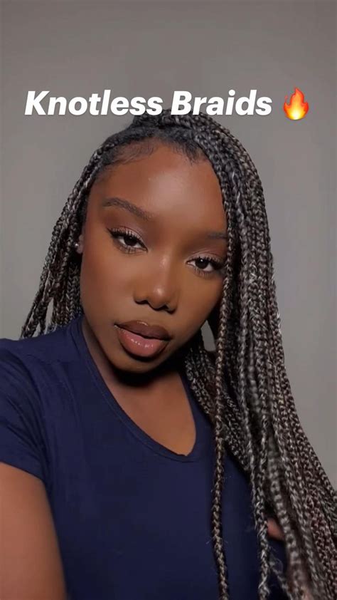 Knotless Braids Knotless Braids Hairstyles Simple Braid Hairstyles