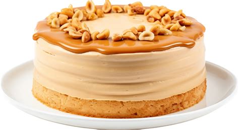 Peanut Butter Cake With 25065174 Png