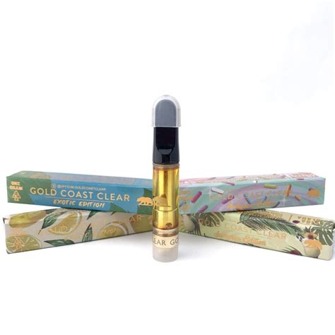 Gold Coast Clear I Designer 1g Vape Cartridge Liquidation Sale 9heights