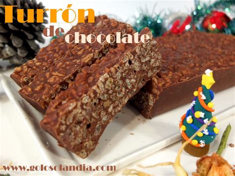 Turrón de chocolate tipo Suchard Golosolandia Recetas y vídeos de