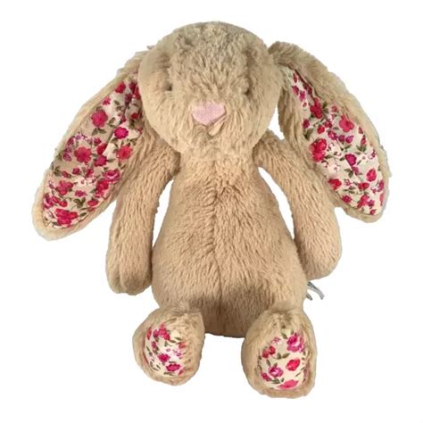 JELLYCAT HONEY BLOSSOM Small Bashful Bunny Rabbit Plush Soft Toy