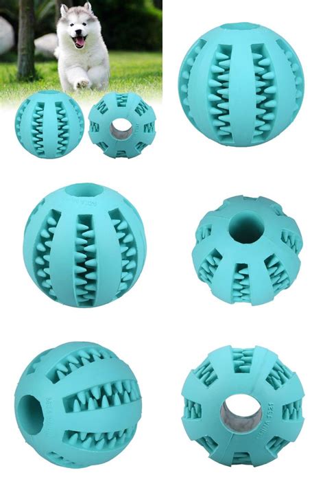 [Visit to Buy] 5 CM Dog Toy Rubber Balls Pet Dog Cat Puppy Chew Toys ...