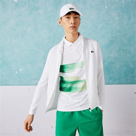 Lacoste Sport X Novak Djokovic Erkek Regular Fit Fermuarl Desenli