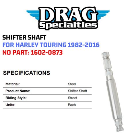 Jual Drag Specialties Shifter Shaft Harley Fl Oem A