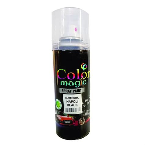 Buy Color Magic Napoli Black Spray Paint For Mahindra Xuv Kuv