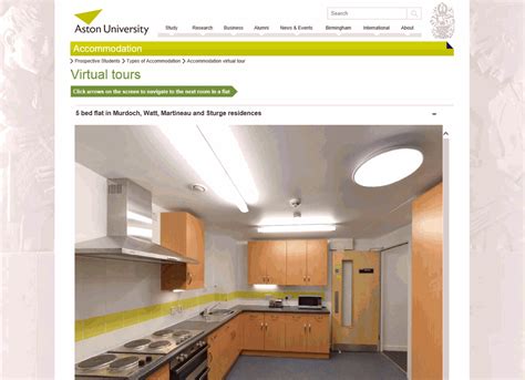 Aston University Accommodation 360 Virtual Tour | Chameleon Web Services