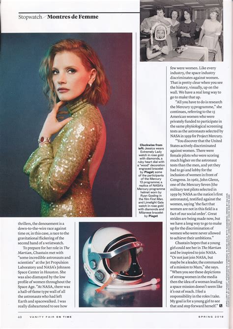 Jessica Chastain Vanity Fair Magazine Spring 2019 Issue • Celebmafia