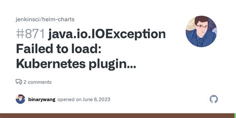 Java Io IOException Failed To Load Kubernetes Plugin Kubernetes 3923