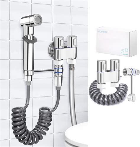 Kit Douchette WC Douchette Toilette WC Avec Vanne 3 Voies 1 2 3 8